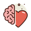 a picture of a half-heart, half-brain